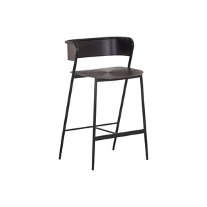 Keanu Counter Stool - Gunmetal