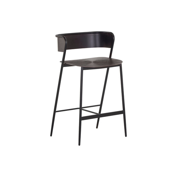 Keanu Counter Stool - Gunmetal