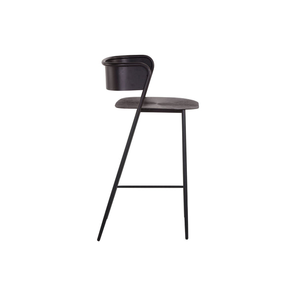 Keanu Counter Stool - Gunmetal