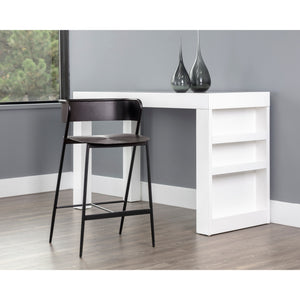 Keanu Counter Stool - Gunmetal