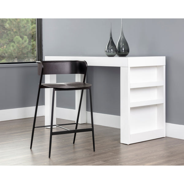 Keanu Counter Stool - Gunmetal