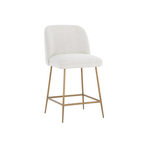 Kelty Counter Stool - Gold - Copenhagen White