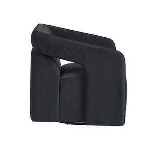 Kendrick Swivel Lounge Chair - Abbington Black