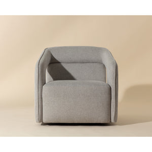 Kendrick Swivel Lounge Chair - Belfast Heather Grey