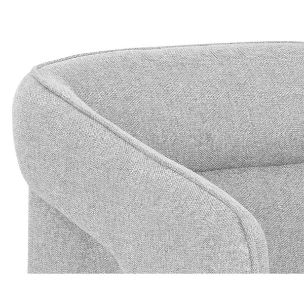 Kendrick Swivel Lounge Chair - Belfast Heather Grey