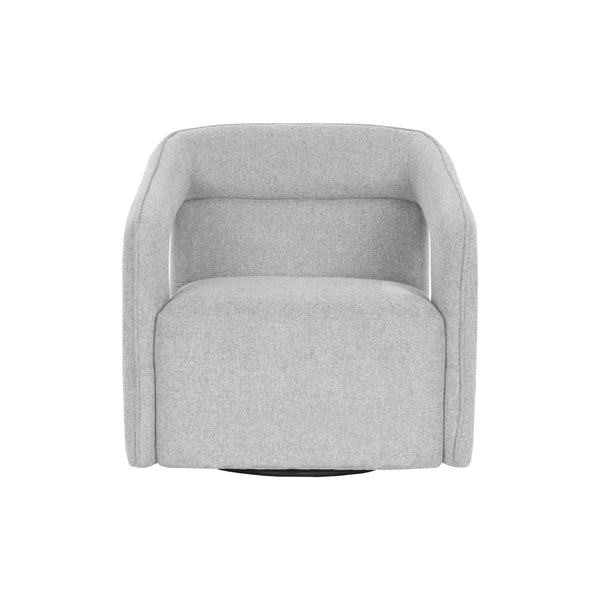 Kendrick Swivel Lounge Chair - Belfast Heather Grey