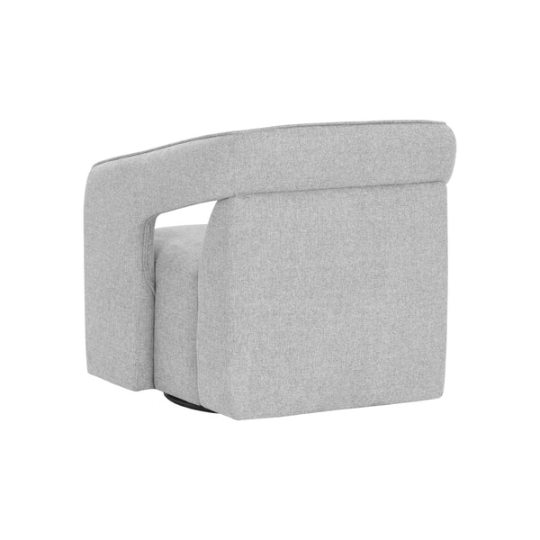 Kendrick Swivel Lounge Chair - Belfast Heather Grey