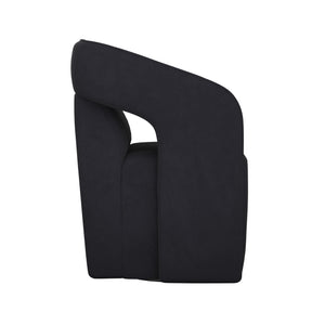 Kendrick Wheeled Dining Armchair - Abbington Black