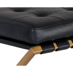 Kenji Bench Small - Gold - Bravo Black