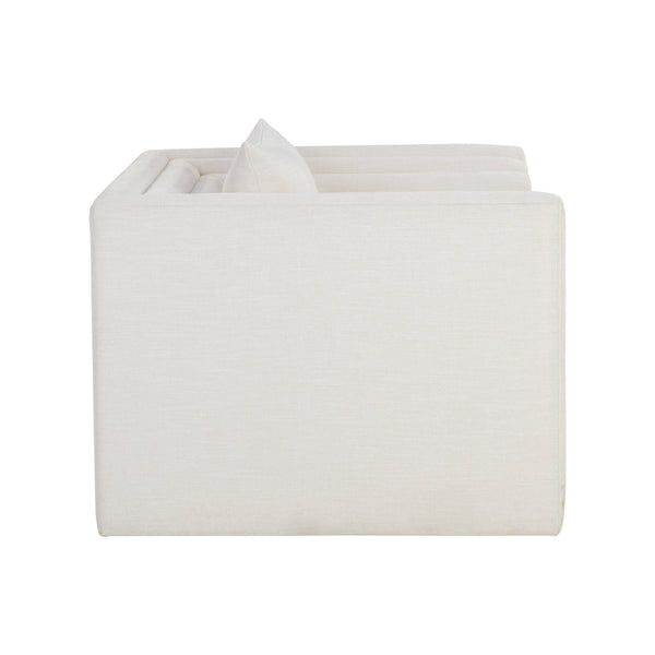 Kira Armchair - Heather Ivory Tweed