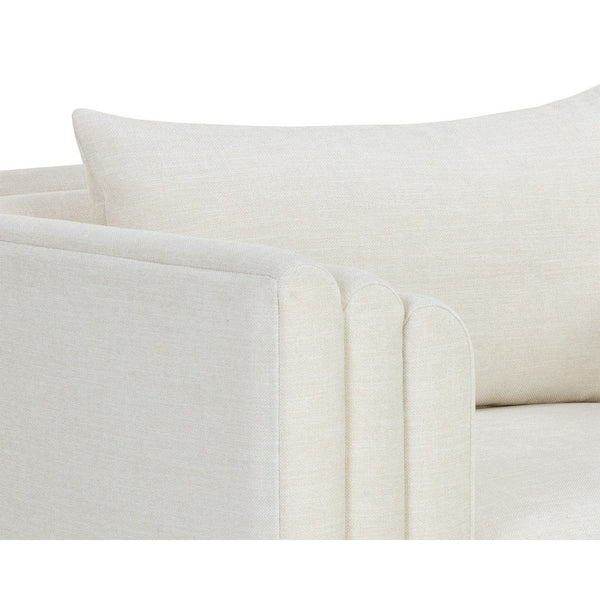 Kira Armchair - Heather Ivory Tweed