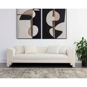 Kira Sofa - Heather Ivory Tweed