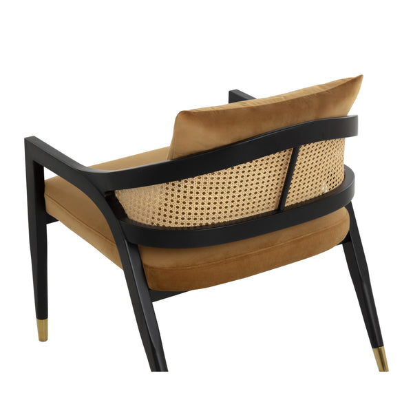 Kirsten Lounge Chair - Gold Sky