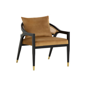 Kirsten Lounge Chair - Gold Sky