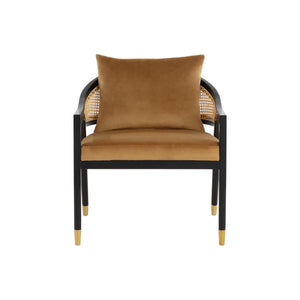 Kirsten Lounge Chair - Gold Sky