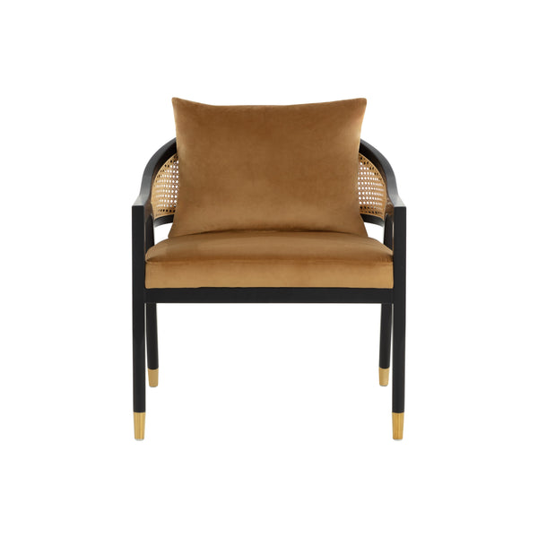 Kirsten Lounge Chair - Gold Sky
