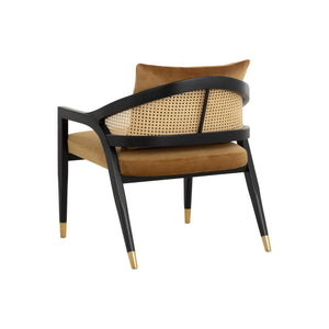 Kirsten Lounge Chair - Gold Sky