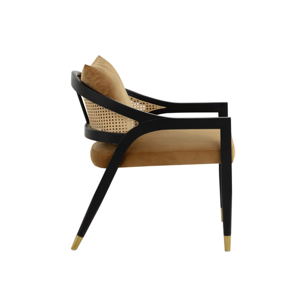Kirsten Lounge Chair - Gold Sky