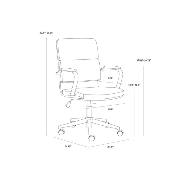 Kleo Office Chair - Tan