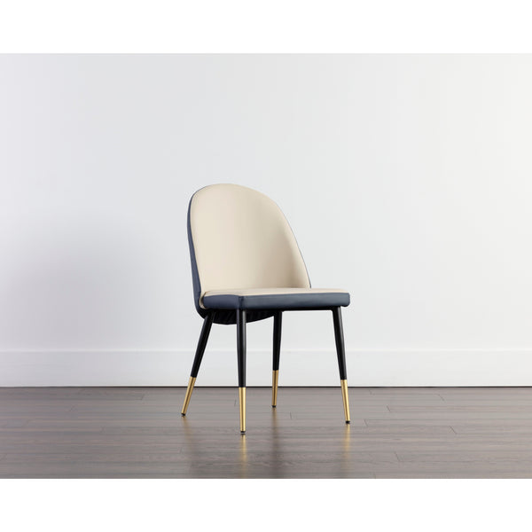 Kline Dining Chair - Dillon Cream / Dillon Thunder