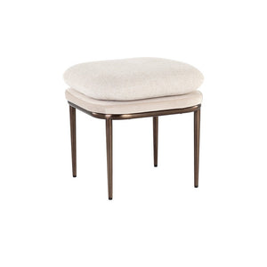 Koffi Stool - Dark Bronze - Chacha Cream / Meg Taupe