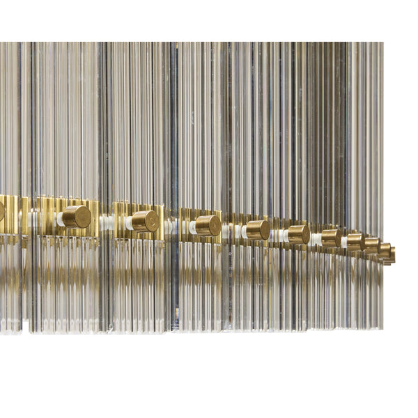 Kore Chandelier Large - Brass - Clear