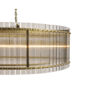 Kore Chandelier Large - Brass - Clear