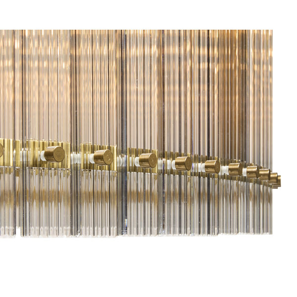 Kore Chandelier Large - Brass - Clear