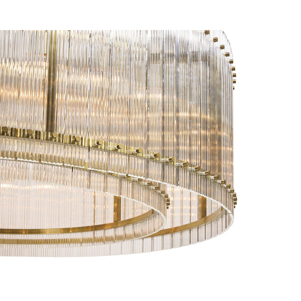 Kore Chandelier Large - Brass - Clear
