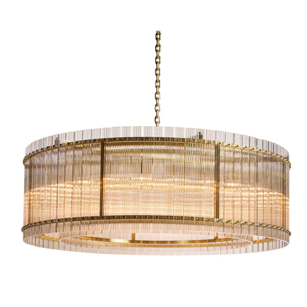 Kore Chandelier Large - Brass - Clear