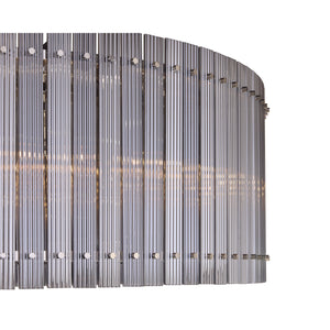 Kore Chandelier Large - Nickel - Smoke Grey