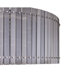 Kore Chandelier Large - Nickel - Smoke Grey