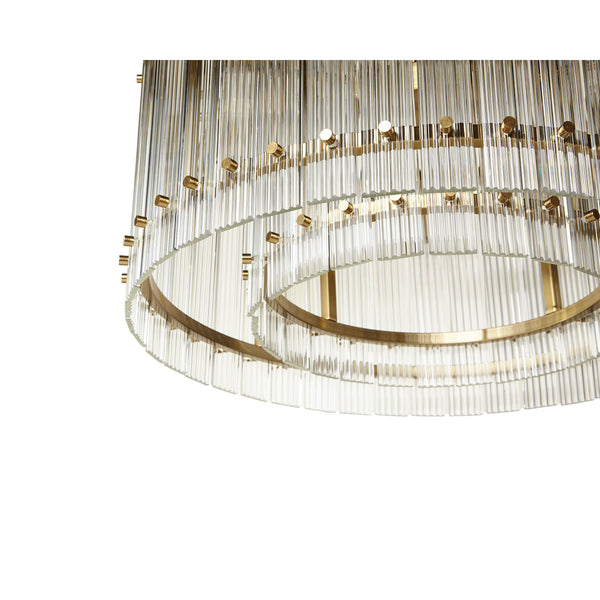 Kore Chandelier Small - Brass - Clear