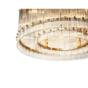 Kore Chandelier Small - Brass - Clear