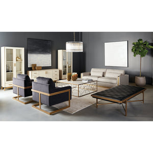 Kore Chandelier Small - Brass - Clear