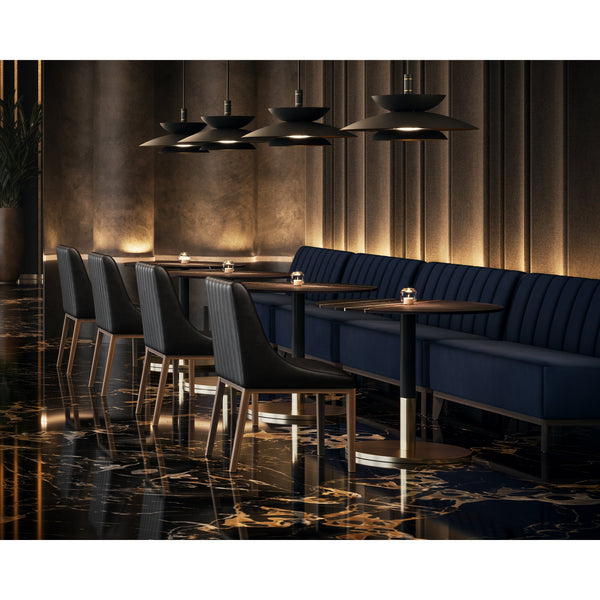 Kosovo Banquette - Brown - Abbington Navy