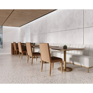 Kosovo Banquette - Natural - Copenhagen White