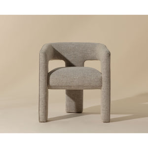 Krasner Dining Armchair - Rhapsody Sand