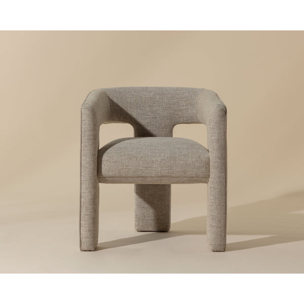 Krasner Dining Armchair - Rhapsody Sand
