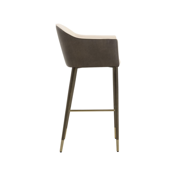 Kylin Barstool - Dillon Cream / Bravo Ash