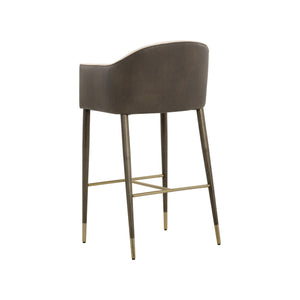 Kylin Barstool - Dillon Cream / Bravo Ash