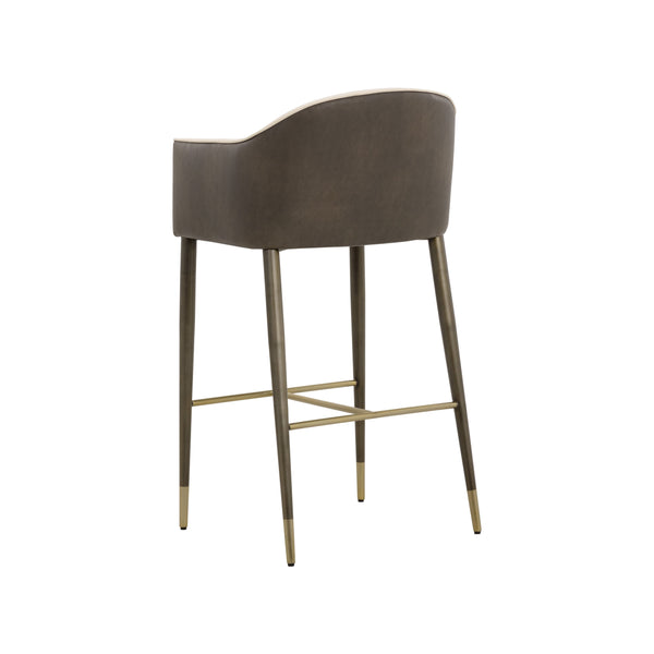 Kylin Barstool - Dillon Cream / Bravo Ash