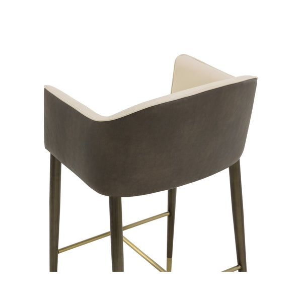Kylin Barstool - Dillon Cream / Bravo Ash