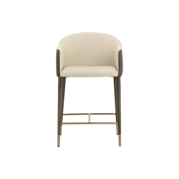 Kylin Counter Stool - Dillon Cream / Bravo Ash