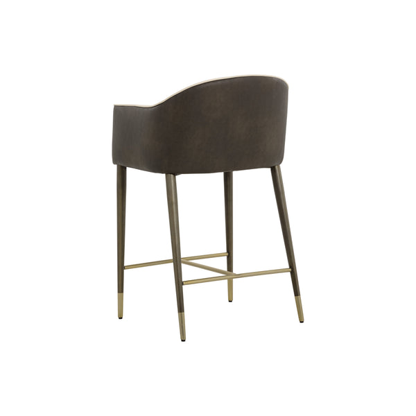 Kylin Counter Stool - Dillon Cream / Bravo Ash