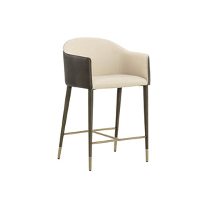 Kylin Counter Stool - Dillon Cream / Bravo Ash