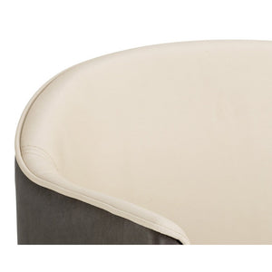 Kylin Dining Armchair - Dillon Cream / Bravo Ash