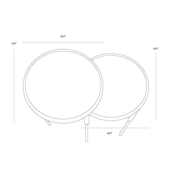 Kyrie Nesting End Tables (Set Of 2)