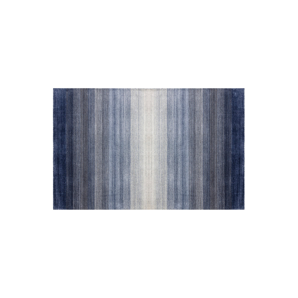 Lagos Hand Loomed Rug - Blue - 5' X 8'