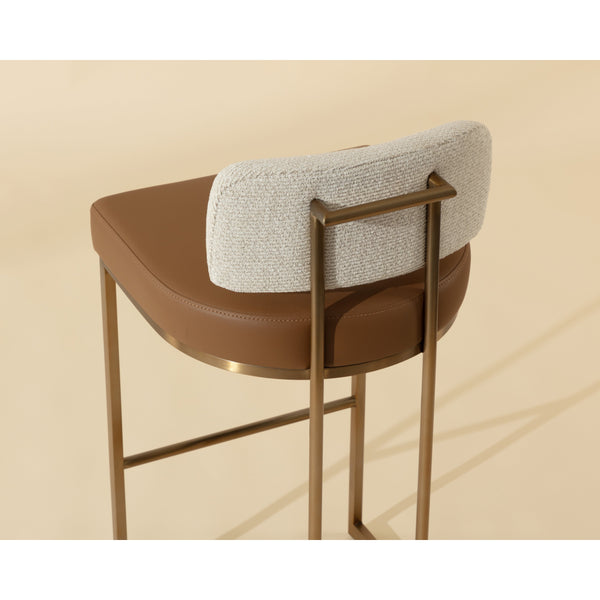 Larissa Barstool - Napa Cognac / Rhea Light Barley